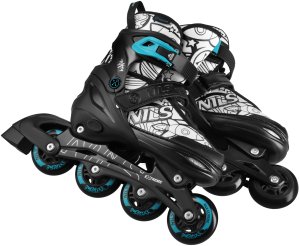Nils Extreme NH10907 4w1 ŁYŻWOROLKI Z WYM. PŁOZĄ HOKEJOWĄ TINTY ZIELONE ROZM. M(35-38) NILS EXTREME 11