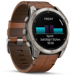 Zegarek sportowy Garmin Fenix 8 AMOLED - 51 mm Brązowy (010-02905-40) 12