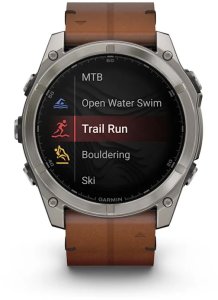Zegarek sportowy Garmin Fenix 8 AMOLED - 51 mm Brązowy (010-02905-40) 2