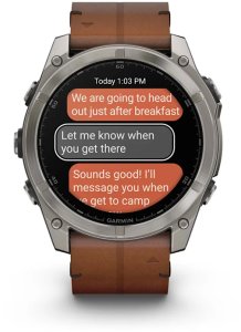 Zegarek sportowy Garmin Fenix 8 AMOLED - 51 mm Brązowy (010-02905-40) 9