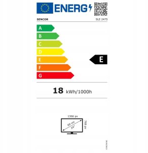 Telewizor Sencor SLE 2475  HD TV                   SENCOR 7