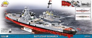 Cobi Battleship Bismarck 3204 klocków 248