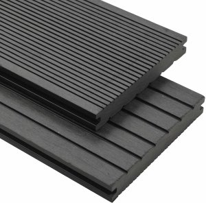 vidaXL vidaXL Deska Tarasowa 4 pcs Szary Kompozyt drewniano-plastikowy 6