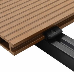 vidaXL vidaXL Deska Tarasowa 4 pcs Drewno tekowe 7