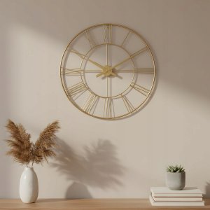 Edaxo Zegar ścienny w stylu industrialnym ARATIO, Ø 70 cm 5