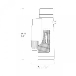 Lornetka Omegon Monokular z kompasem Hawke Endurance ED Marine 7x42 niebieski 3