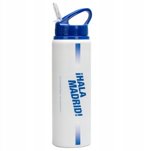 KIDS Bidon Butelka Z Ustnikiem Dla Fana Real Madryt Aluminiowy 750 Ml Na Prezent / Rm00036 2