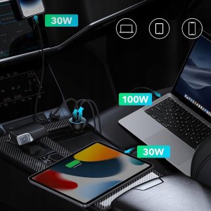 Ładowarka Baseus 1x USB-A 2x USB-C 3 A  (6932172611897) 2