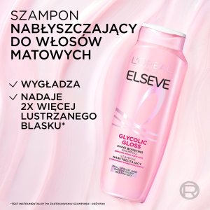 L OREAL LOR ELSEVE szampon 400ml GLYCOLIC GLOSS& 4
