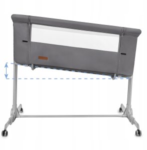 Geuther ŁÓŻECZKO DOSTAWNE NALI GRAY 5906601709265 6