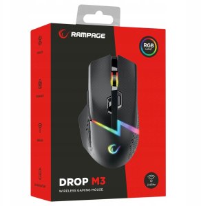 Mysz Rampage  Drop M3 V2  (DROPM3V2-BLACK) 3