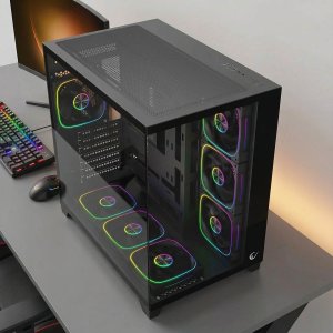 Obudowa Rampage Sealite 7xFan ARGB Czarna 11