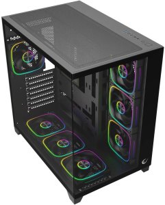 Obudowa Rampage Sealite 7xFan ARGB Czarna 5
