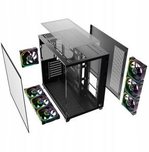 Obudowa Rampage Sealite 7xFan ARGB Czarna 9