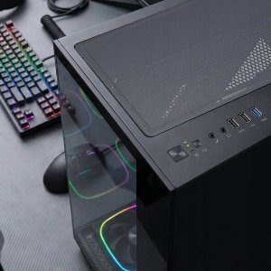 Obudowa Rampage Sealite 7xFan ARGB Czarna 10