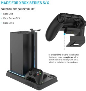 Fixed Stacja wielofunkcyjna do Xbox Series X/S czarna (FIXXB-MCS-BK) 3