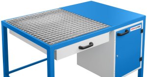 Pro-Line Stół szlifierski warsztatowy z szufladą na pył i szafką PRO-LINE 1180x780x850mm Stół szlifierski warsztatowy z szufladą na pył i szafką PRO-LINE 1180x780x850mm 3