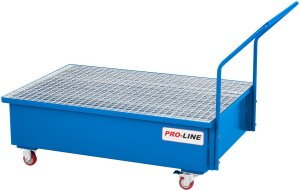 Pro-Line Wanna ociekowa wychwytowa pod 2 beczki PRO-LINE 1210x810x981mm mobilna 3