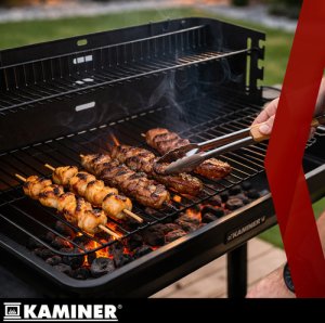 Kaminer Grill ogrodowy z pokrywą 93x41x86cm 10