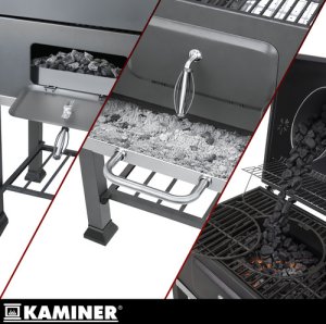 Kaminer Grill ogrodowy z pokryw 114x67x120cm Kaminer 12