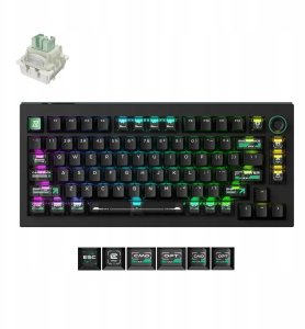 Klawiatura Keychron Lemokey L5 HE Cyber Ultra-Fast Lime Magnetic Switch (L5W-W1) 2