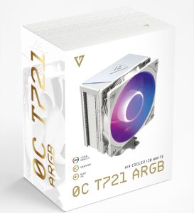 Chłodzenie CPU Modecom Volcano 0C T721 ARGB 120 białe (MC-C-T721-AF0-W) 7