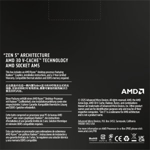 Procesor AMD Ryzen 9 9950X3D2, 4.3 GHz, 192 MB, BOX (100-100001978WOF) 4