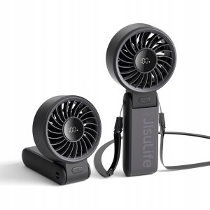 Wentylator Jisulife Mini wentylator Jisulife Handheld Fan Life7 3600mAh przenośny wiatraczek USB - czarny 2