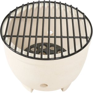 Beliani Mini grill węglowy KAMADO Ceramika Niebieski 11