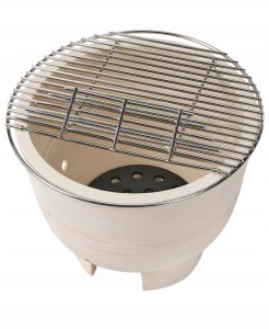 Beliani Grill węglowy KAMADO Ceramika Czarny 10