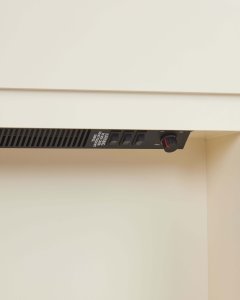 Beliani Kominek elektryczny z funkcją grzania SAHARA Beżowy 8