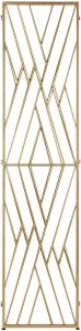 Beliani 3-panelowy parawan pokojowy ASOLO Złoty 117 cm 170 cm 5