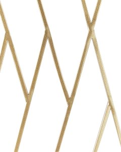 Beliani 3-panelowy parawan pokojowy ASOLO Złoty 117 cm 170 cm 8