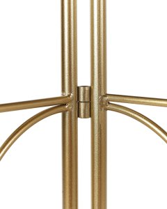 Beliani 3-panelowy parawan pokojowy TURANIA Złoty 100 cm 170 cm 6
