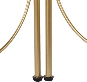 Beliani 3-panelowy parawan pokojowy TURANIA Złoty 100 cm 170 cm 7