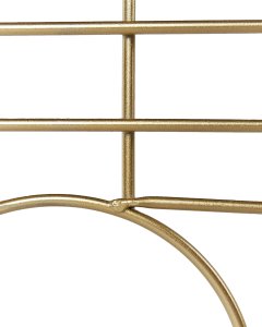 Beliani 3-panelowy parawan pokojowy TURANIA Złoty 100 cm 170 cm 8