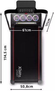 Bieżnia Xblitz Bieżnia elektryczna składana 2w1 Xblitz X-Runner 2 2