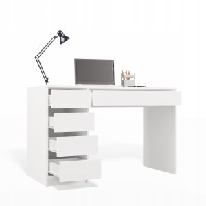 Biurko Duronic Arto Białe 120 cm x 55 cm 8
