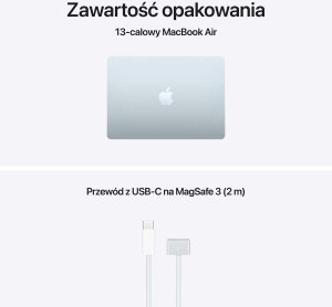 Laptop Apple Apple MacBook Air 13" M5 10-core CPU + 10-core GPU / 24GB RAM / 512GB SSD / Klawiatura US / Błękitny (Sky Blue) 9