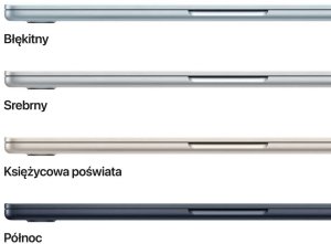 Laptop Apple Apple MacBook Air 13" M5 10-core CPU + 10-core GPU / 16GB RAM / 512GB SSD / Klawiatura US / Księżycowa poświata (Starlight) 3