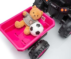Milly Mally Milly Mally Pojazd na akumulator Traktor z przyczepą Farmer Pink EDUKAMP 8