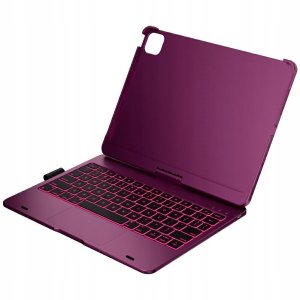 Etui na tablet SUPERO Etui Typecase Edge z klawiaturą do iPad  Air 11" M2 2024 / M3 2025 / M4 2026 malinowy 3