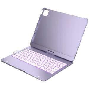 Etui na tablet SUPERO Etui Typecase Flexbook Touch             z klawiaturą do iPad Air 11" M2 2024 / M3 2025 / M4 2026 jasny fiolet 3
