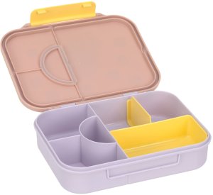Lassig Lassig Bento Pattern Party Rose/lilac z przegródkami 2