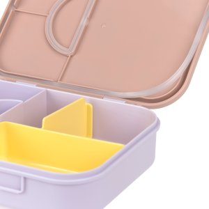 Lassig Lassig Bento Pattern Party Rose/lilac z przegródkami 5