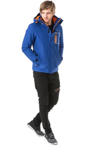 Kurtka narciarska męska Hi-Tec Bicco Niebieska r. M 3