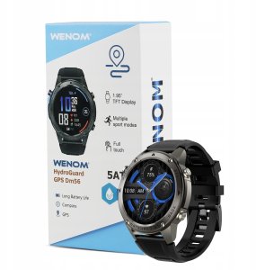 Smartwatch Wenom Smartwatch Wenom DM56 Sportowy Męski Damski GPS Wodoodporny PL Pływanie 10