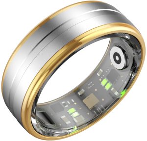 Smart Ring OEM SR06 r. 12 Srebrno-złoty 3