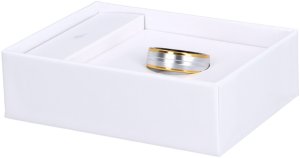 Smart Ring OEM SR06 r. 12 Srebrno-złoty 6
