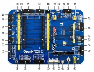 PiMoroni Standard OpenH743I-C, płytka rozwojowa STM32H7 z zestawem akcesoriów 2